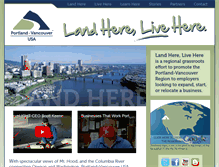 Tablet Screenshot of landherelivehere.com